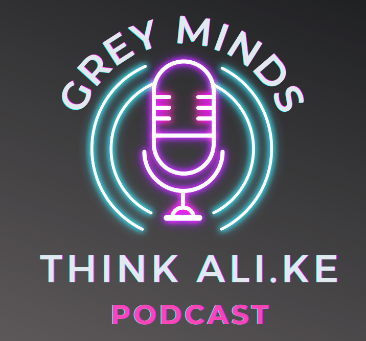 Grey Minds Think Ali.Ke. logo